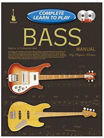 Progressive Complete Learn To Play Bass Manual. Sheet Music, CD for Bass Guitar