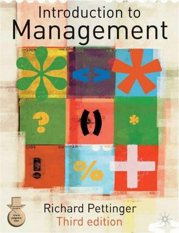Introduction to Management 3rd ed